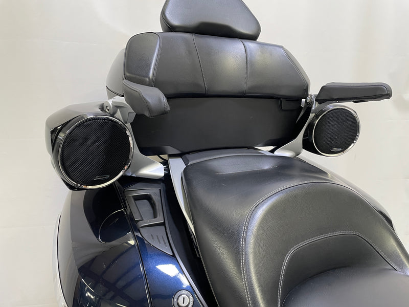 Stage 4 - 2011-2021 BMW K1600GT GTL w/ Top Case or Armrests. Front & Rear Speaker Upgrade Package. Infinity Kappa Perfect 6 1/2" Front & Rear with Kappa Perfect 4 Channel Amplifier. Plug and Play