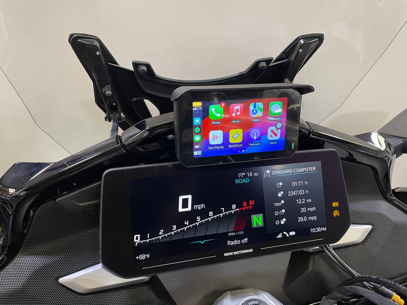 Bike2Play w/ DVR Apple CarPlay / Android Auto Device With Front & Rear Cameras