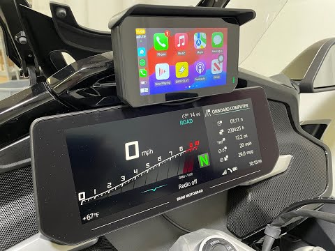 Bike2Play w/ DVR Apple CarPlay / Android Auto Device With Front & Rear Cameras